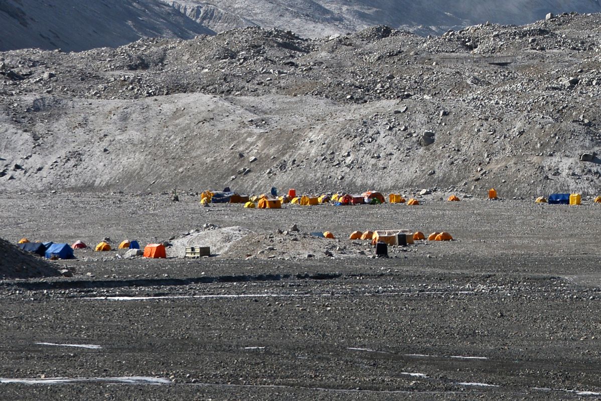 36 Mount Everest North Face Base Camp From The Tourist Hill Above Chinese Checkpoint